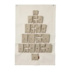 Sale Ferm Living Calendario de Navidad Pine, Mini, 50x69 cm Beige