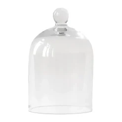 New Tell Me More Campana decorativa de vidrio, Ø12 cm Transparente