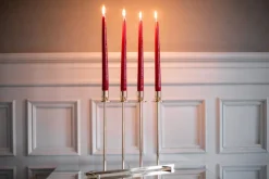 Best Hilke Collection Candelabro Alto, latón macizo Color dorado