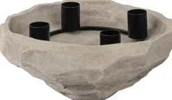New Mette Ditmer Candelabro Art Piece Ø23 cm, Kit BeigeGris