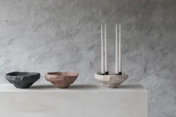 New Mette Ditmer Candelabro Art Piece Ø23 cm, Kit BeigeGris