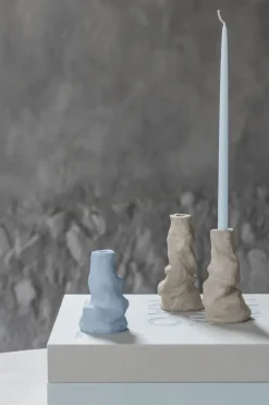 Best Mette Ditmer Candelabro Art Piece Liquid small, Sand Beige