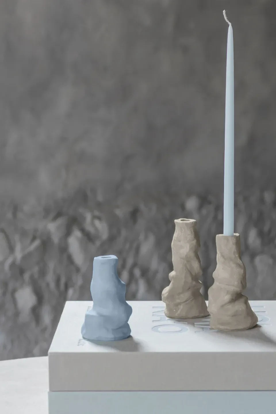Best Mette Ditmer Candelabro Art Piece Liquid small, Sand Beige