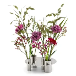 Clearance KLONG Candelabro Awa, Nickel Plateado