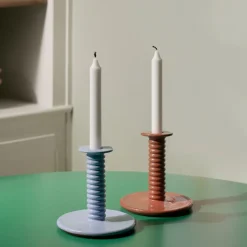 New HAY Candelabro Barro, Light blue Azul