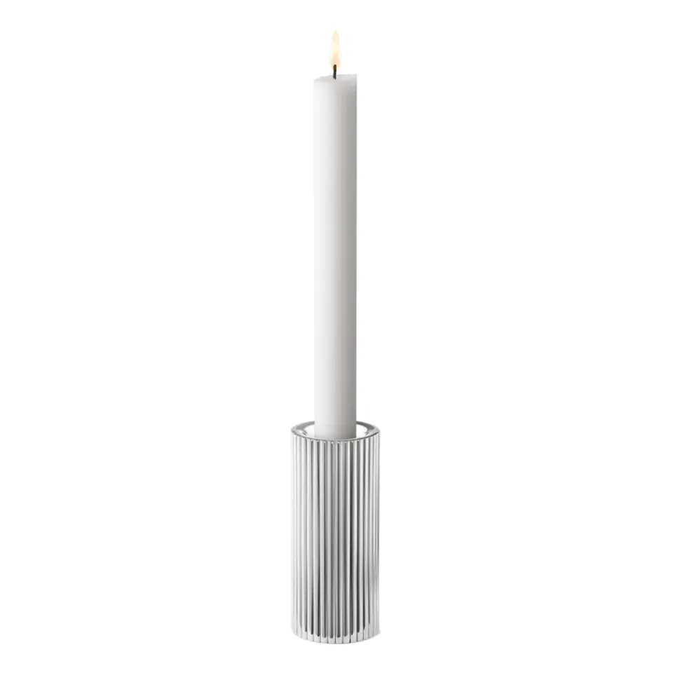 Discount Georg Jensen Candelabro Bernadotte 3 piezas, acero inoxidable Plateado