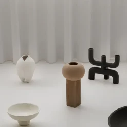 101 Copenhagen Candelabro Cobra 25x25 cm, Black Negro