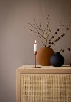 Best Cooee Design Candelabro Cooee 13 cm, Coconut Marrón