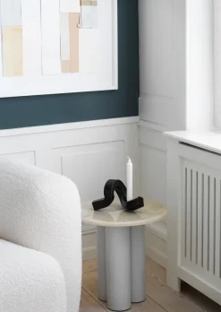 Normann Copenhagen Candelabro Crooked 1, Bronce Negro