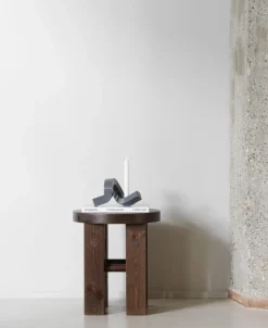Best Normann Copenhagen Candelabro Crooked 1, Gris