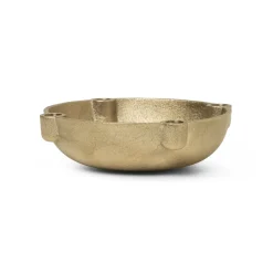 Outlet Ferm Living Candelabro de Adviento Bowl latón, Brass Color dorado