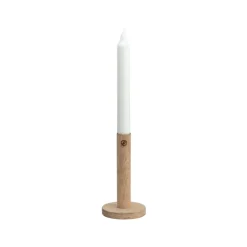 Outlet ERNST Candelabro de madera 15 cm, natural Beige