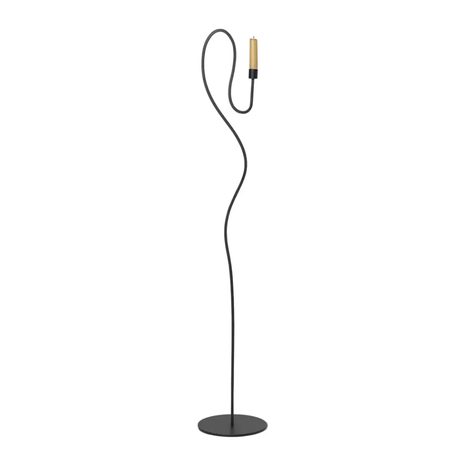 Outlet Ferm Living Candelabro de suelo Valse, Black Negro