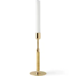 Audo Copenhagen Candelabro Duca, latón brillante Color dorado