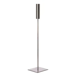 Clearance ERNST Candelabro 45 cm, metal cepillado Plateado