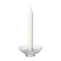 Outlet ERNST Candelabro para velas largas 4 cm, Ø11 cm Transparente