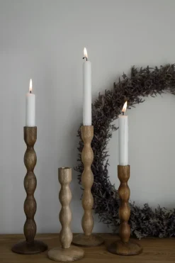 Best ERNST Candelabro Ø9x21 cm, Natural Beige