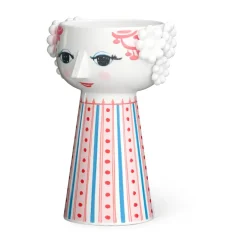Best Bjørn Wiinblad Candelabro Eva 14 cm, Rojo
