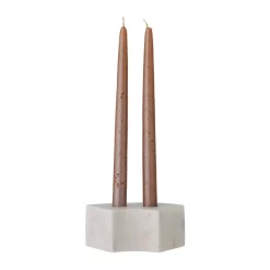 Discount Bloomingville Candelabro Florida 14,5x6x7,5 cm, White marble Blanco