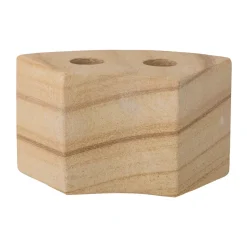 Best Bloomingville Candelabro Florida 14,5x8x7,5 cm, Natural sandstone Marrón