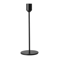 Scandi Living Candelabro Glare 22 cm, Negro