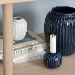 Hot Kähler Candelabro Hammershøi 7 cm, indigo Azul