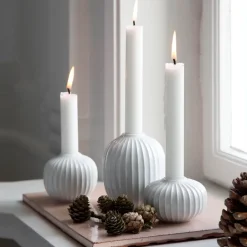 Online Kähler Candelabro Hammershøi grande, Blanco