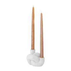 Clearance Bloomingville Candelabro Haydn nudo, Blanco