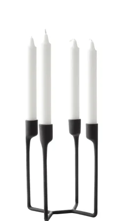 Normann Copenhagen Candelabro Heima, Negro