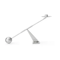 Outlet Audo Copenhagen Candelabro Interconnect 42,5 cm, Stainless steel Plateado