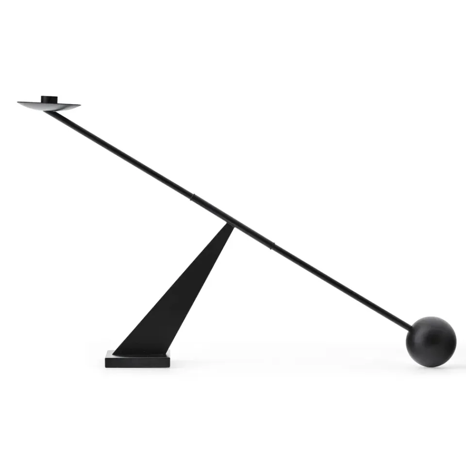 Sale Audo Copenhagen Candelabro Interconnect 70 cm, Negro