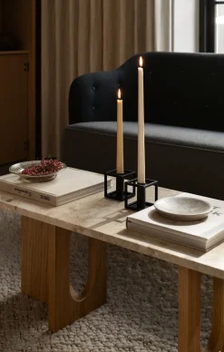 Sale Audo Copenhagen Candelabro Kubus 1, Negro