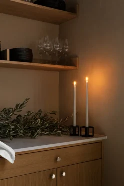 Sale Audo Copenhagen Candelabro Kubus 1, Negro