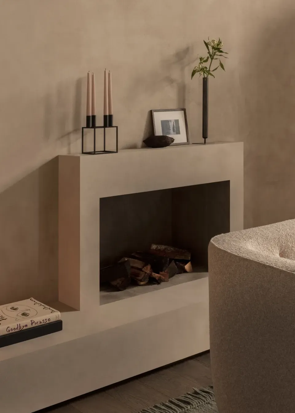 Hot Audo Copenhagen Candelabro Kubus 4, Negro