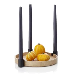Online Applicata Candelabro Luna, roble-negro MarrónNegro