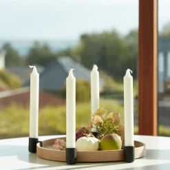 Online Applicata Candelabro Luna, roble-negro MarrónNegro