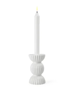 Hot Lyngby Porcelæn Candelabro Lyngby Tura 14 cm, Blanco