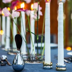 New KLONG Candelabro Marriage Duo 2 piezas, latón-plata Color doradoPlateado