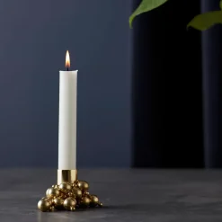 Best Gejst Candelabro Molekyl 1, latón Color dorado