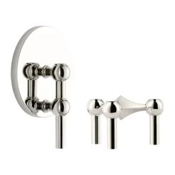 Online STOFF Candelabro Nagel, cromo Plateado