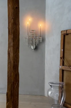 Online STOFF Candelabro Nagel, cromo Plateado