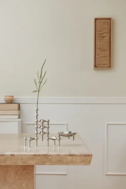Online STOFF Candelabro Nagel, cromo Plateado