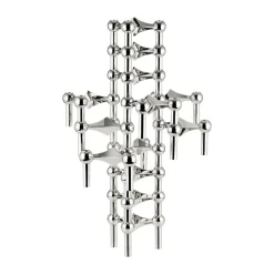 Online STOFF Candelabro Nagel, cromo Plateado