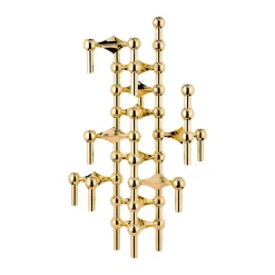 Clearance STOFF Candelabro Nagel, latón Color dorado
