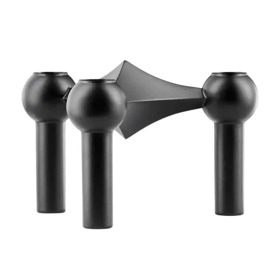 Sale STOFF Candelabro Nagel, mate Negro