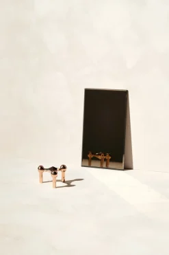 Outlet STOFF Candelabro Nagel, oro Rosa