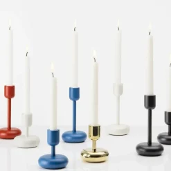 Outlet Iittala Candelabro Nappula, oscuro, grande, 183 mm Gris