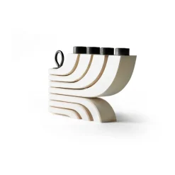Discount Design House Stockholm Candelabro Nordic Light, 4 brazos, Blanco
