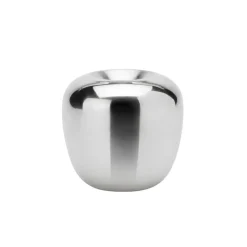 Outlet Stelton Candelabro Ora acero inoxidable, pequeño Plateado