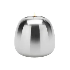 Discount Stelton Candelabro Ora acero inoxidable, Grande Plateado